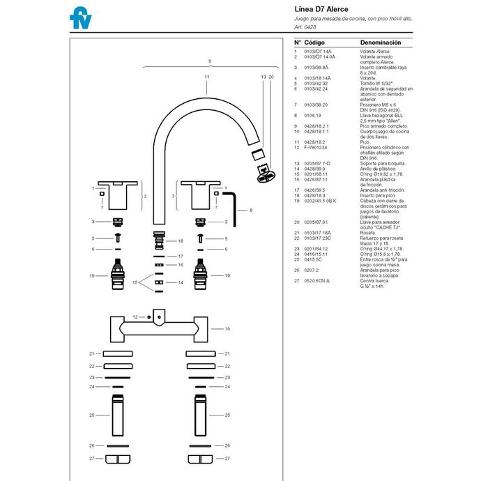 despiece-griferia-Cocina-Alerce-428-d7