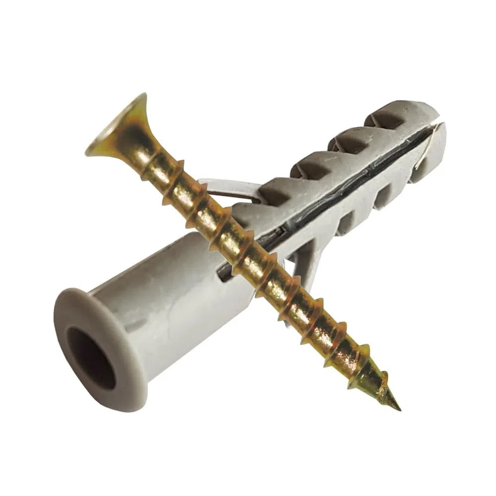 Tarugo N8 Con Tope Y Tornillo X Unidad Construya Bercovich Lo Ayuda 